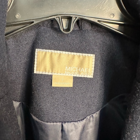 Michael Kors Navy Blue Coat - Picture 2 of 4